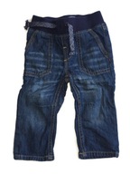 Spodnie jeansowe przecierane baby GAP 6-12m 68-80