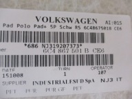 CIELO INTERNO VW Polo 6C0 15R