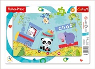 Puzzle 31195 ramkowe 15 el Fisher Price Pociąg