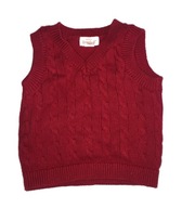 Červený sveter vesta Cat&Jack 62-68