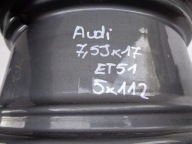 disk hliníkový AUDI 7,5JX17 ET51 5X112