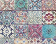 tapeta mozaika marocké dlaždice umývateľné dlaždice