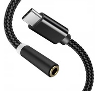 ADAPTER USB-C MINI JACK 3,5MM PRZEJŚCIÓWKA KABEL AUX DO SAMSUNG IPHONE DAC