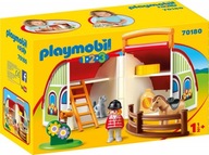 Playmobil 1-2-3 70180 - Moja przenośna stadnina