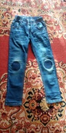 Spodnie jeans chłopak r. 128-134