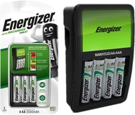 Ładowarka ENERGIZER Maxi Baterii AAA R3 AA R6 + 4x Akumulatorki AA 2000mAh