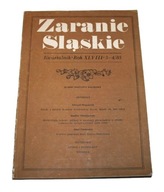 ZARANIE ŚLĄSKIE Kwartalnik Rok XLVIII 3-4/1985