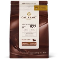 Czekolada Callebaut MLECZNA 823 do pralin, picia 2,5kg