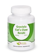 Graviola + Koci Pazur + Reishi 200 tabletek