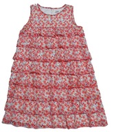 CUBUS šaty rozšírené na ramienka s kvetmi s volánikmi 122-128
