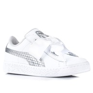 Buty dziecięce Puma Basket Heart Coated 368975 02