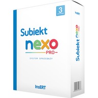 Insert Subjekt NEXO Pro 3 stav 3 PC / doživotná licencia BOX