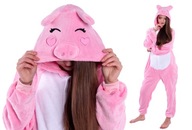 JEDNOROŻEC Piżama Jednoczęściowa Kombinezon Kigurumi Przebranie Strój 158