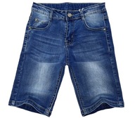 SPODENKI JEANS elastyczne PANDORA r 8 -122/128 cm