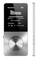 Odtwarzacz MP4 T1 8GB głośnik microSD MP3 srebrny