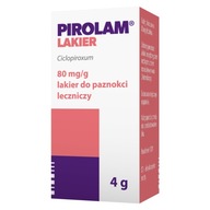 Pirolam Lakier, 80 mg/g, lakier do paznokci leczniczy, 4 g, Polpharma