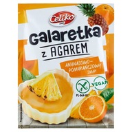 GALARETKA ANANAS + POMARAŃCZA z agarem 45g Celiko