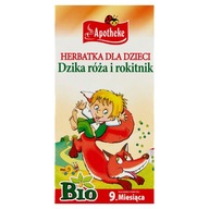 HERBATKA DLA DZIECI - DZIKA RÓŻA I ROKITNIK BIO (20x1,5 g) APOTHEKE