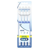 Oral-B 123 Indicator Manualna szczoteczka do zębów średnia medium 4 sztuki