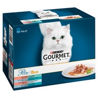 Gourmet Perle Karma dla kotów DUET RYBNY 12 x 85 g