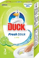 Duck Fresh Stick Lime, żelowe paski do WC, 3 szt.