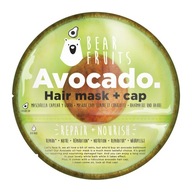 Bear Fruits Regenerácia a výživa s avokádom Maska na vlasy + čiapka na