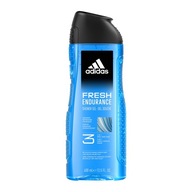 Adidas Fresh Endurance 3in1 sprchový gél na telo, vlasy a pleť pre mužov 400