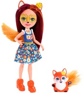 Barbie Enchantimals Lalka+zwierzątko Felicity Fox