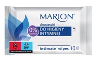Chusteczki do higieny intymnej Marion 10 szt. 0% alcohol