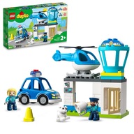 LEGO Duplo Policja Posterunek Samochód Helikopter10959