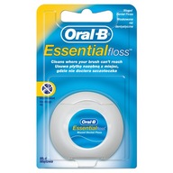 Nić dentystyczna woskowana Oral-B Essential Floss 50 m miętowa