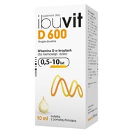 Ibuvit D 600 perorálne kvapky, 10 ml