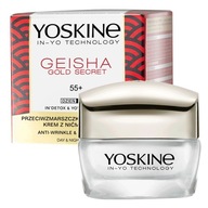 Yoskine Geisha Gold Secret 55+ Krém proti vráskam na tvár 50 ml