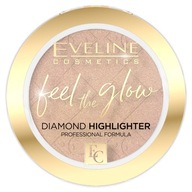 EVELINE FEEL THE GLOW ROZŚWIETLACZ DO TWARZY DIAMOND HIGHLIGHTER 02