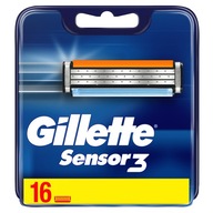 Gillette Sensor3 Ostrza wymienne do maszynki do golenia, 16 sztuk