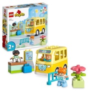 LEGO Duplo Samochód Autobus Szkolny 3 Figurki Kierowca i dzieci Auto 2+