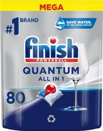 Finish Quantum Kapsułki do Zmywarki All-in-1 Regularne 80 Sztuk