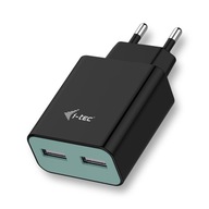 I-tec USB Power Charger 2 port 2.4A čierny 2x USB port DC 5V/max 2.4A