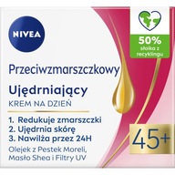 Spevňujúci krém na tvár Nivea 45+ 15 SPF deň a noc 50 ml