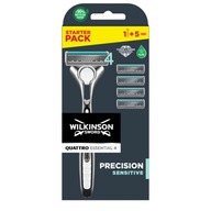 Maszynka golenia Wilkinson Quattro Titanium Sensitive + 5 wkładów