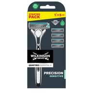 Maszynka na wkłady do golenia Wilkinson Quattro Titanium + 5 wkładów