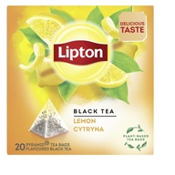 Herbata czarna ekspresowa z cytryną Lipton 34 g