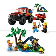 LEGO CITY 60412 TERENOWY WÓZ STRAŻACKI Z ŁODZIĄ