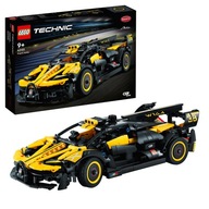 LEGO Technic Samochody Auto Wyścigówka Bolid Bugatti Żółty 42151 + Bonusy
