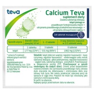 Calcium tabletki musujące 14 sztuk TEVA