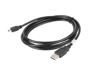 Kabel Usb 2.0 Lanberg Mini Am-Bm5P(Canon) 1,8M Czarny