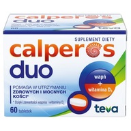 Calperos Duo tablety 60 sztuk TEVA SILNÁ KOSTI, OSTEOPORZA