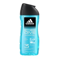 Adidas Ice Dive 3in1 sprchový gél na telo, vlasy a pleť pre mužov 250 ml