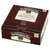 Herbata Czarna ekspresowa Sir Winston Tea English Breakfast 100 torebek