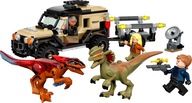 LEGO Jurský svet 76951 Preprava pyroraptora a dilofosaura
